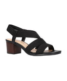 Bella Vita Women's Block Heel Sandal Heeled JODI Black 11W
