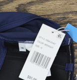 Bleu Rod Beattie Draped Bandini Swimsuit Top with Ring Detail Midnight Blue 10