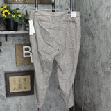 Calvin Klein Womens Plus Size Straight-Leg Plaid Ankle Pants X38P6037