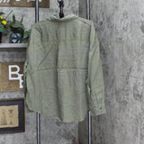 Upwest Womens Utility Tencel Shirt Heath Green XL