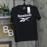 Reebok Womens Graphic Big Logo Tee HB2271 Black S