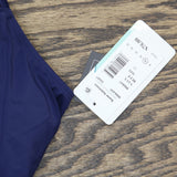 Swim Solutions Womens Midnight Princess High-Low Tankini Top 806843 Navy Blue 10