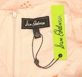Sam Edelman Womens Eyelet Cap Sleeve Self Tie Cotton A-Line Mini Dress Pink 8
