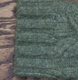Universal Thread Cozy Knit Ribbed Cable Crewneck Pullover Sweater Green XS