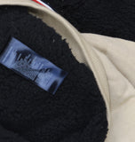 Tommy Hilfiger Boys Signature Fleece Zip-Up Sherpa Hoodie Jacket Hummus Brown L