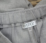 Kasper Womens Pull On Elastic Back Trouser Pants 10909093 Pebble Gray M