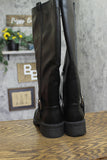 A New Day Womens Hattie Boots Faux Leather Knee High 94637545 Black 8M