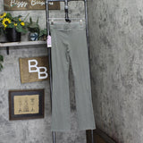 Wild Fable Womens High-Waisted Ribbed Flare Leggings 90903016 Light Gray XS