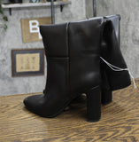 A New Day Womens Livia Stovepipe Tall Boots 90975042 Black 7M