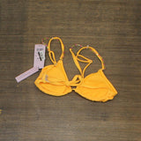 Wild Fable Women's Beaded Strap Triangle Bikini Top 88164238 Orange XXS