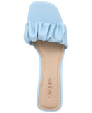 On 34th Womens Salliee Sandals Block Heel 10020662800 Blue 8.5M