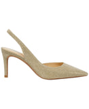 Michael Michael Kors Womens Alina Flex Sling Pump Heels Pale Gold 6.5M