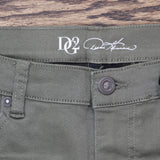 DG2 by Diane Gilman Womens Virtual Stretch Ultra Skinny Jeans 731608 Green 14