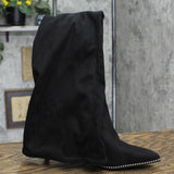 Bar III Womens Tall Knee-High Boots Amputee Replacement Left Shoe Only Black 9M