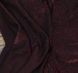 Emerald Sundae Strap Glitter-Knit Cowlneck Mini Bodycon Dress Black / Red M