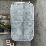 Garland Rug Nylon Washable Bath Mat Rug Set Platinum Gray 4 Piece Set