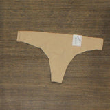 Auden Women's Bonded Micro Thong 00548683 Tan Brown S