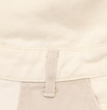 Woolrich X TGT Western Button Down Cotton Denim Jumpsuit Cream Off White 12