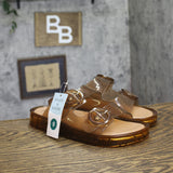 Shade & Shore Gemma Jelly Slide Sandals 94748344 Tan Brown 9M