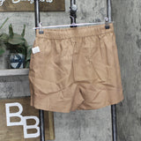 State Of Day 2-Pc. Sleeveless Pajama Set Linen Blend Natural Umber Brown M