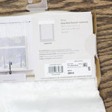 No. 918 Nina Lace Rod Pocket Scallop Valance 16715f5fe82a52 White 58" x 14"