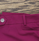 Calvin Klein Mid-Rise Straight-Leg Pants X4NPL553 Mulberry Purple 14W