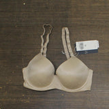 Lauren Ralph Lauren Collection Repeat-Logo T-shirt Bra Light Truffle Brown 32D