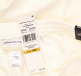 Alfred Dunner Copenhagen Corduroy Average Length Pants Winter Off White 16W