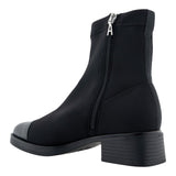 Aerosoles Womens DIMMI Ankle Bootie DIMMI Black Stretch Fabric 6M