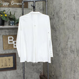 Marla Wynne Women's Button Up Stretch Tech Shirt Jacket 703683 Pure White M