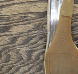 INC International Concepts Transparent Slip On Wedge Sandals Clear Brown 9.5M