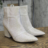 A New Day Womens Cailin Ankle Boots 88375036 Silver Gray 11M