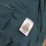 Logo by Lori Goldstein Knit Long Sleeve Colorblock Shirt Top Blue Green XS