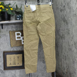 Goodfellow & Co Mens Slim Fit Tech Chino Pants 87607100 Tan Brown 28x30