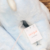 Cat & Jack Kids Boys Whale Character Slippers 92541968 Blue M (2-3)