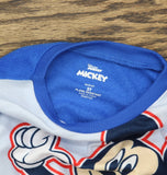 Disney Boys Mickey Mouse Loose-Fit Fleece Pajama Shirt MK1131ELLMA Blue 2T