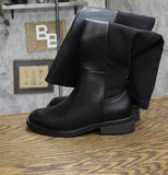 A New Day Womens Hope Wide Calf Tall Boots 90974972 Black 6M-WC