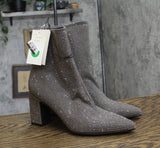 A New Day Womens Cassidy Rhinestone Ankle Boots 91636630 Silver Gray 10M