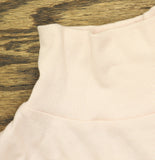 A New Day Womens Long Sleeve Knit Ribbed Cotton Blend Turtleneck Top Pink S