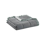 Madison Park Windom Down Alternative Blanket 0008656993986 Charcoal Gray Twin