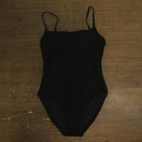 La Blanca Womens Horizontal Ribbed One Piece Swimsuit Black See Measurements