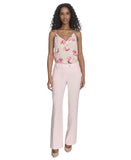 Calvin Klein Womens Petite Modern Straight-Leg Slack Pants Parfait Pink 2P