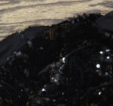 Blondie Nites Juniors Sequin Balloon-Sleeve Mini Dress 4974BN Black 17