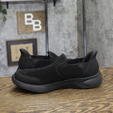 S Sport by Skechers Mens Pull On Hands Free Low Top Sneakers Black 8