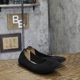 Journee Collection Womens Washable Mesh Soft Lightweight Flats Black 7W