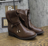 Style & Co. Verrlee Faux Leather Knee-High Riding Boots Mocha Smooth Brown 8.5M