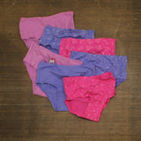 Carter's Girls Little 7-pack Underwear Panties Purple / Blue / Pink Unicorn 8
