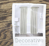Regal Home Rod Pocket Light-Filtering Single Curtain Panel Gold Yellow 50x95