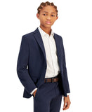 Kenneth Cole Reaction Big Boys Stretch Slim Fit Suit Blazer Jacket Dark Blue 14R