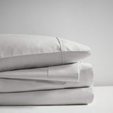 Madison Park Pima Cotton Sateen 7-Piece Sheet Set 80015003 Light Gray Split King